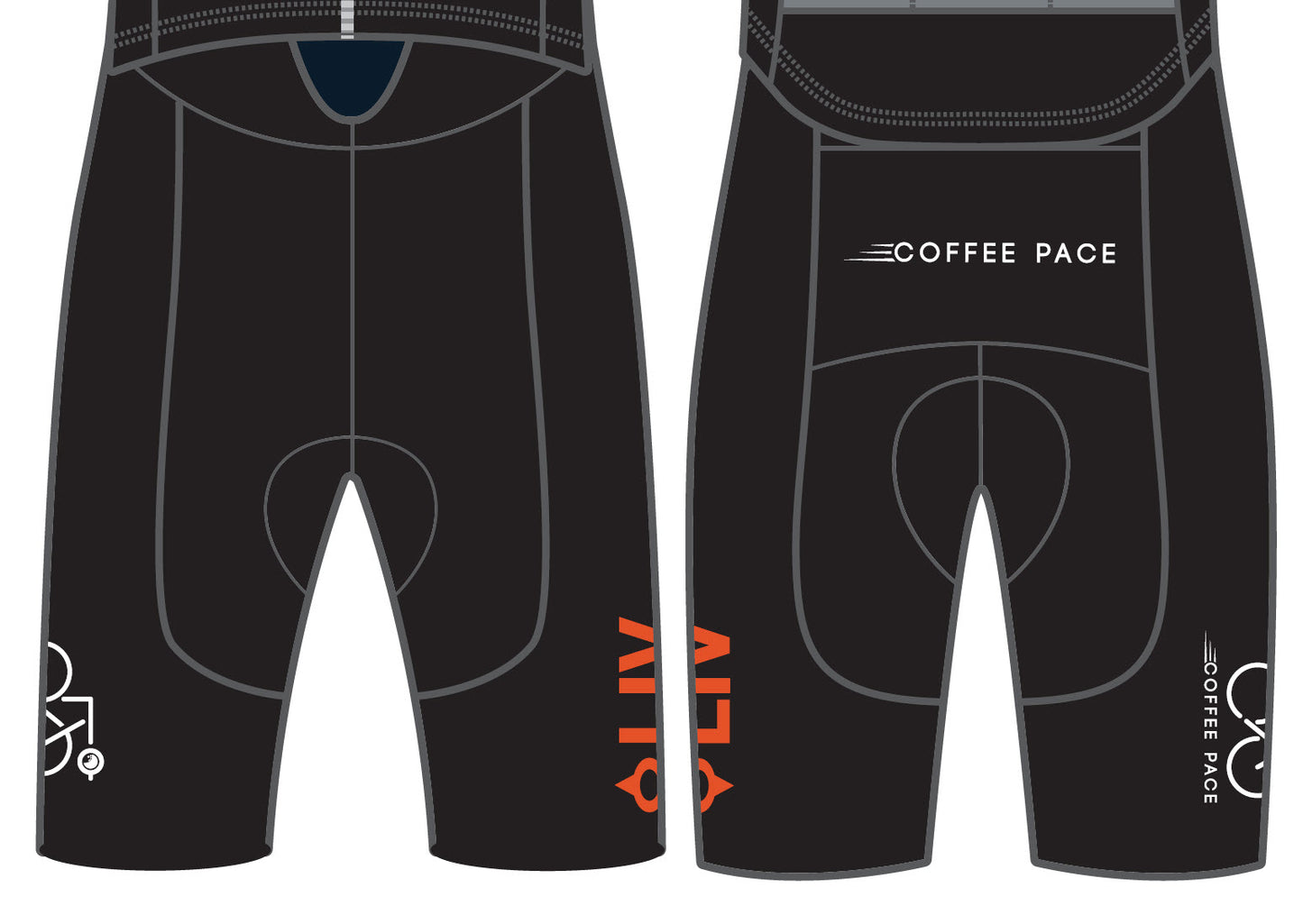 2023 CoffeePace X Attaquer Race Edition Men's Bib